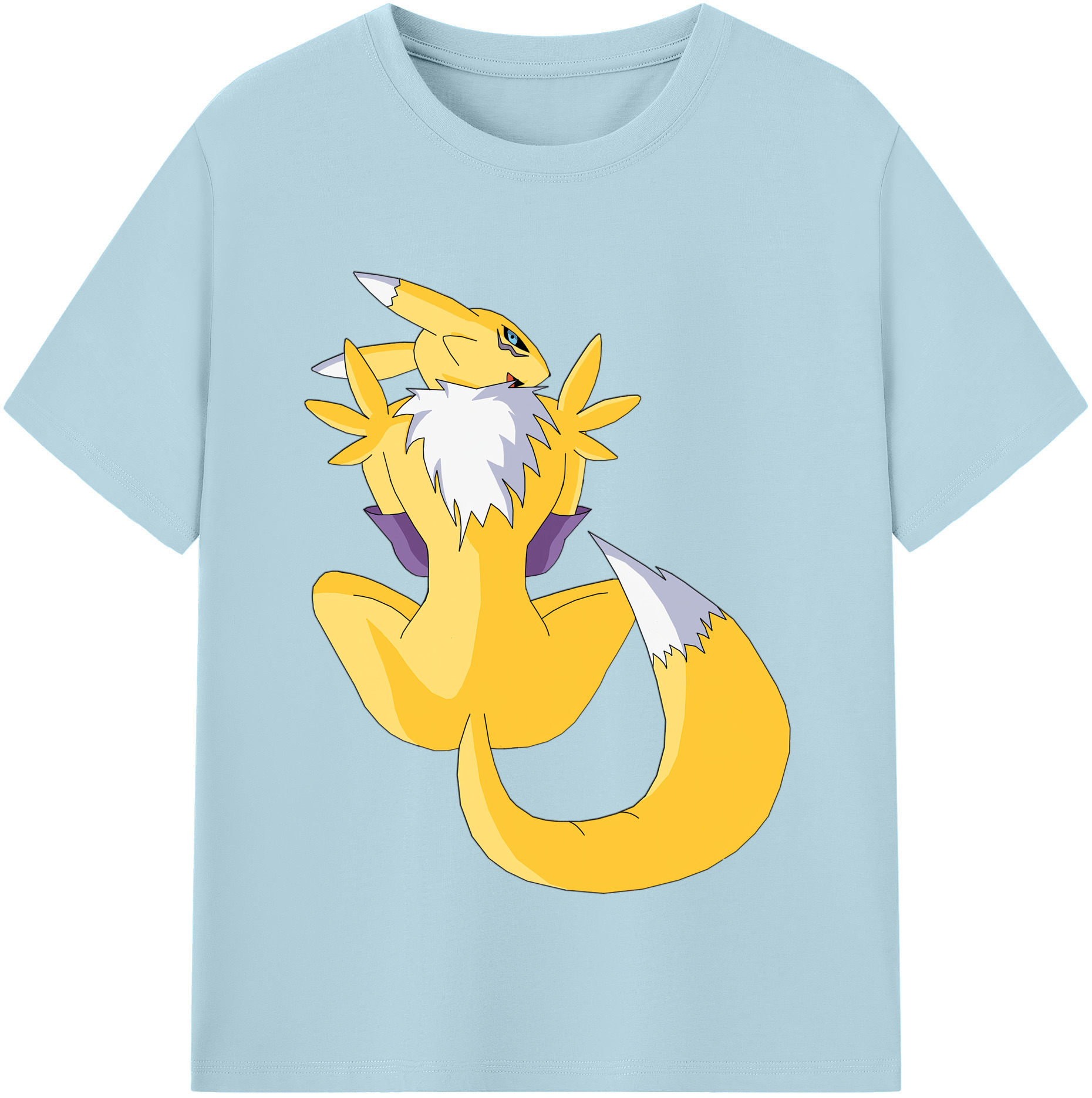 （画像用） Digimon デジタルモンスター/デジモン 綿100％半袖Tシャツ（フロントプリント）